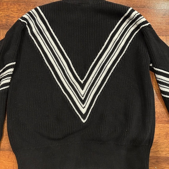 Rag & Bone Alps Cotton Crew Oversized Midweight Sweater in Black Size XS - Picture 6 of 6